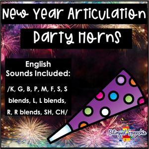 2021 New Year Articulation Party Horns | ENGLISH