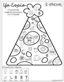 Search & Find Articulation | Spanish | New Year Themed