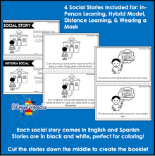COVID-19 Bilingual Social Stories | Coloring Booklets