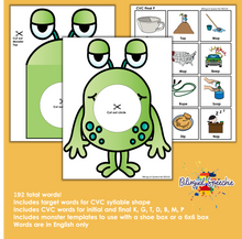 Feed the Monster | Speech Therapy Activity for Apraxia | English