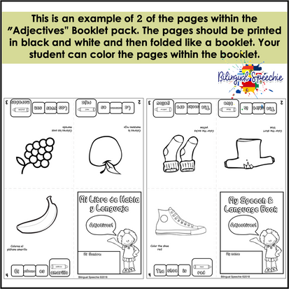 BUNDLE | Bilingual Foldable Mini Books for MLU