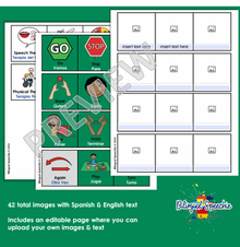 Bilingual Visuals for Keychains or Lanyards | Editable