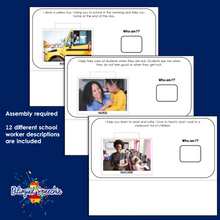 School Workers | Who Am I? | English & Spanish Book
